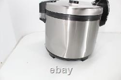 FOR PARTS Onlicuf Commercial Electric Stainless Steel Rice Cooker 60 Cup Cooked