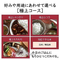 HITACHI Rice Cooker 5.5 cups Pressure IH RZ H10EJ S Silver Japan Black Thick I