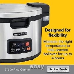 Hamilton Beach Commercial 90 Cup Rice Cooker/Warmer Model 37590