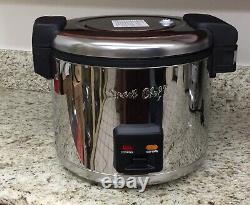 Heavy duty 33cups (66Cups Cooked) Stainless Steel NonStick Rice Cooker/warmer