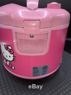 Hello Kitty APP-43209 Rice cooker 1.5 qt/ Up To 8 Cups Of Rice RARE
