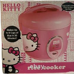 Hello Kitty Pink 8 Cup Rice Cooker NEW