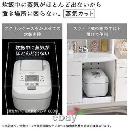 Hitachi IH Steam Rice Cooker RZ-V100DM 1.0L(5 cups) 100V Japan Domestic Red