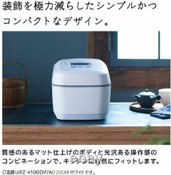Hitachi IH Steam Rice Cooker RZ-V100EM 1.0L(5 cups) 100V Japan Domestic Black