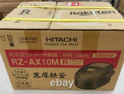 Hitachi RZ-AX10M R Rice Cooker, 5.5 cups, Pressure & Steam IH
