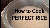How To Make Cook Perfect Rice In A Rice Cooker Zojirushi Nhs 18