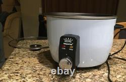 Imperial 20 Cup Persian Rice Cooker with Timer with Glass Lid, 20Cup, Light Blue