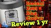 Instant Zest 8 Cup Rice Cooker 1 Year Review