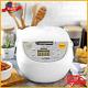 Japanese Tiger 5.5-cup Micom Rice Cooker & Warmer Stainless Steel Pot New
