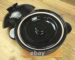 Kamado San 3cups CT-01 NAGATANIEN Donabe Rice Cooker Japanese Iga ware Gas