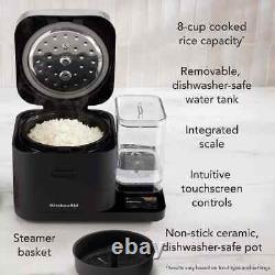 KitchenAid Grain and Rice Cooker 8 Cup with Automatically Sensing Integrated