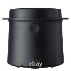 LOCABO SUGAR CUT RICE COOKER JM-C20E-B Black 5 Cups AC100V 50/60Hz 400W