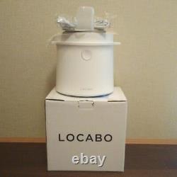 LOCABO SUGAR CUT RICE COOKER JM-C20E-W White 5 Cups AC100V 50/60Hz 400W