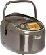 Made In Japan Zojirushi 10-cup Pressure Rice Cooker Stainless Brown Np-nvc18