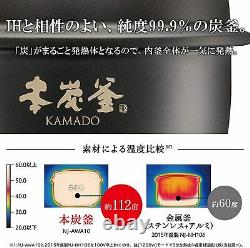 MITSUBISHI ELECTRIC IH Rice Cooker 5.5cups KAMADO NJ-AWB10-B Black from Japan 