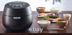 MITSUBISHI ELECTRIC IH Rice Cooker 5.5cups KAMADO NJ-AWB10-B Black from japan