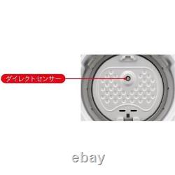MITSUBISHI ELECTRIC IH Rice Cooker 5.5cups KAMADO NJ-AWB10-W White AC100V New