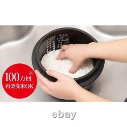 MITSUBISHI ELECTRIC IH Rice Cooker 5.5cups KAMADO NJ-AWB10-W White AC100V New