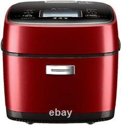 MITSUBISHI ELECTRIC IH Rice Cooker NJ-SWB06-R 3.5cups Red Japan New