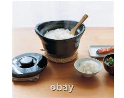 MUJI IGAYAKI DONABE OKOGE KAMADO cooked rice cooker Earthenware pot NABE 3 cups