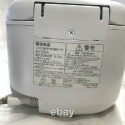 MUJI MJ-RC3A 3 Cups Rice Cooker White with Place Rice Paddle from Japan FS
