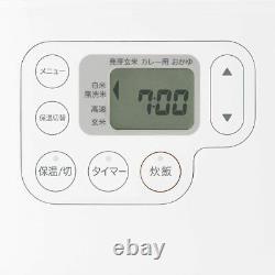 MUJI Rice Cooker MJ-RC3A2 3 Go (Cups) Simple Design 100V Fast F/S from Japan