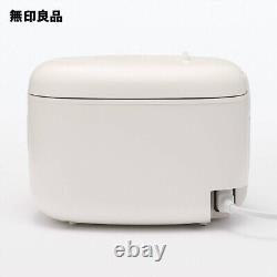 MUJI Rice Cooker MJ-RC3A3 White withRice Scoop Holder Can cook 3 cups of rice