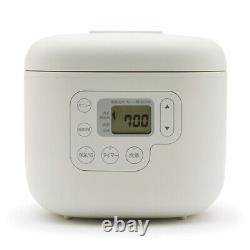 MUJI Rice Cooker MJ-RC3A 3Cups of Rice Model White Cup Scoop Incld 380W AC 100V