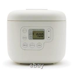 MUJI Rice Cooker MJ-RC3A 3 cups of rice Model White 380W AC 100V New Japan