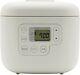 Muji Rice Cooker With Rice Paddle Rest 3 Cups Mj-rc3a2 White #0782ey