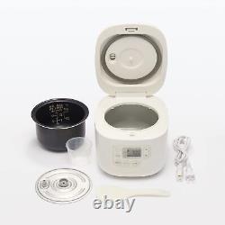 MUJI rice cooker with rice scoop holder 3 cups white MJ-RC3A3/12829065