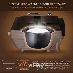 NEW CUCHEN CJS-FD0600RV Pressure Rice Cooker 6cup Touch LED 110V, Rosegold