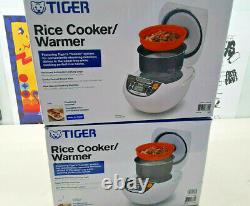 NEW Japanese Tiger 5.5-Cup Micom Rice Cooker & Warmer Stainless Steel FREE SHIP