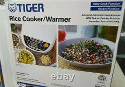 NEW Japanese Tiger 5.5-Cup Micom Rice Cooker & Warmer Stainless Steel FREE SHIP