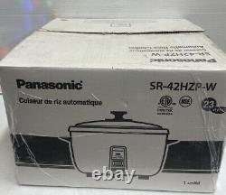 NEW Panasonic SR-42HZP-W COMMERCIAL Rice COOKER 23 Cups Stainless Lid Cup