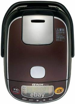 NEW Rice Cooker 3 Cups IH Type Extremely Cooked Dark Brown NP-RY05-TD From Japan