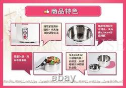 NEW TATUNG TAC-03DW-NW 3-Cup Indirect Heat Rice Cooker Steamer WHITE (AC110V)