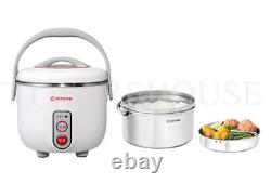 NEW TATUNG TAC-03DW-NW 3-Cup Indirect Heat Rice Cooker Steamer WHITE (AC110V)