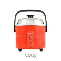 NEW TATUNG TAC-03S 3-CUP Rice Cooker Pot AC 110V Made in Taiwan (Red)