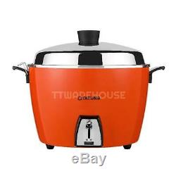 NEW TATUNG TAC-10L 10 CUP Rice Cooker Pot Voltage AC 110V (Orange)