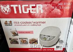 NEW Tiger Micom Rice Cookers JAX-R 5.5-Cups, 4-in-1, Steamer, Slow Cooker