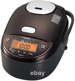 NEW ZOJIRUSHI Pressure IH Rice Cooker (5.5 cups) NP-ZH10-TD Unused From Japan