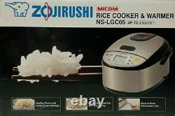 NEW Zojirushi NS-LGC05-XB Micom Rice Cooker & Warmer, 3-Cups (Uncooked)