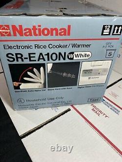 NEWith SEALED National (Panasonic) Rice Cooker SR-EA10N 5Cup MADE IN JAPAN