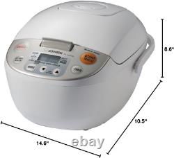 NL-AAC10 Micom Rice Cooker (Uncooked) and Warmer, 5.5 Cups/1.0-Liter, 1.0 L, Beig