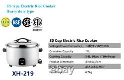 NSF Commercial 30 Cup Rice Cooker Warmer 17