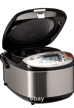 NS-LGC05XB Micom Rice Cooker & Warmer, 3-Cups (uncooked), Stainless Black