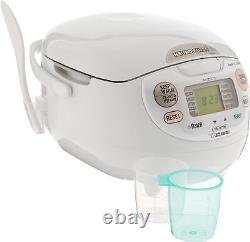 NS-ZCC10 5-1/2-Cup Rice Cooker and Warmer, Premium White