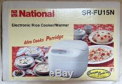 National Electric Rice Cooker & Warmer SR-FU15N 8 Cup Made in Japan Pink