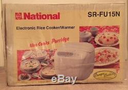 National Electric Rice Cooker & Warmer SR-FU15N 8 Cup Made in Japan Pink